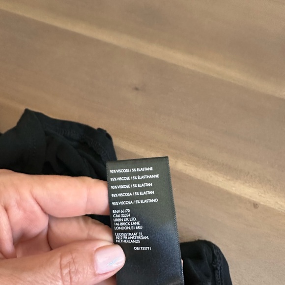 Free People Black dress/cover up Small FP Beach - Picture 3 of 5